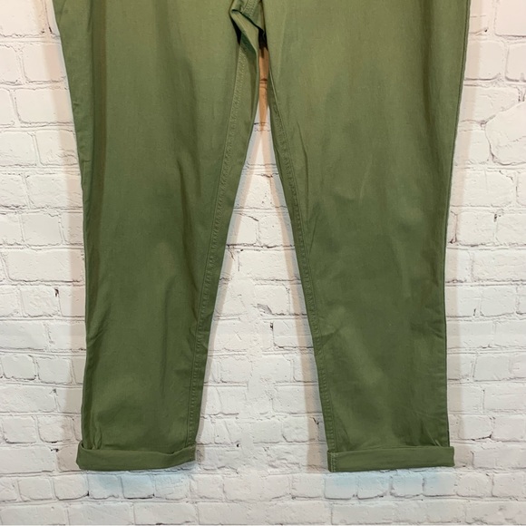 Gap Relaxed Girlfriend Pants Green - Picture 4 of 8